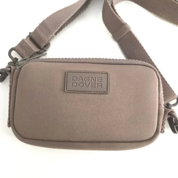 Dagne Dover Mara Neoprene Phone Sling Crossbody - Dune Mauve / Brown - Picture 3 of 8